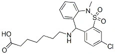 Farmaci in polvere Tianeptina per la depressione Purezza 99% CAS 66981-73-5 0